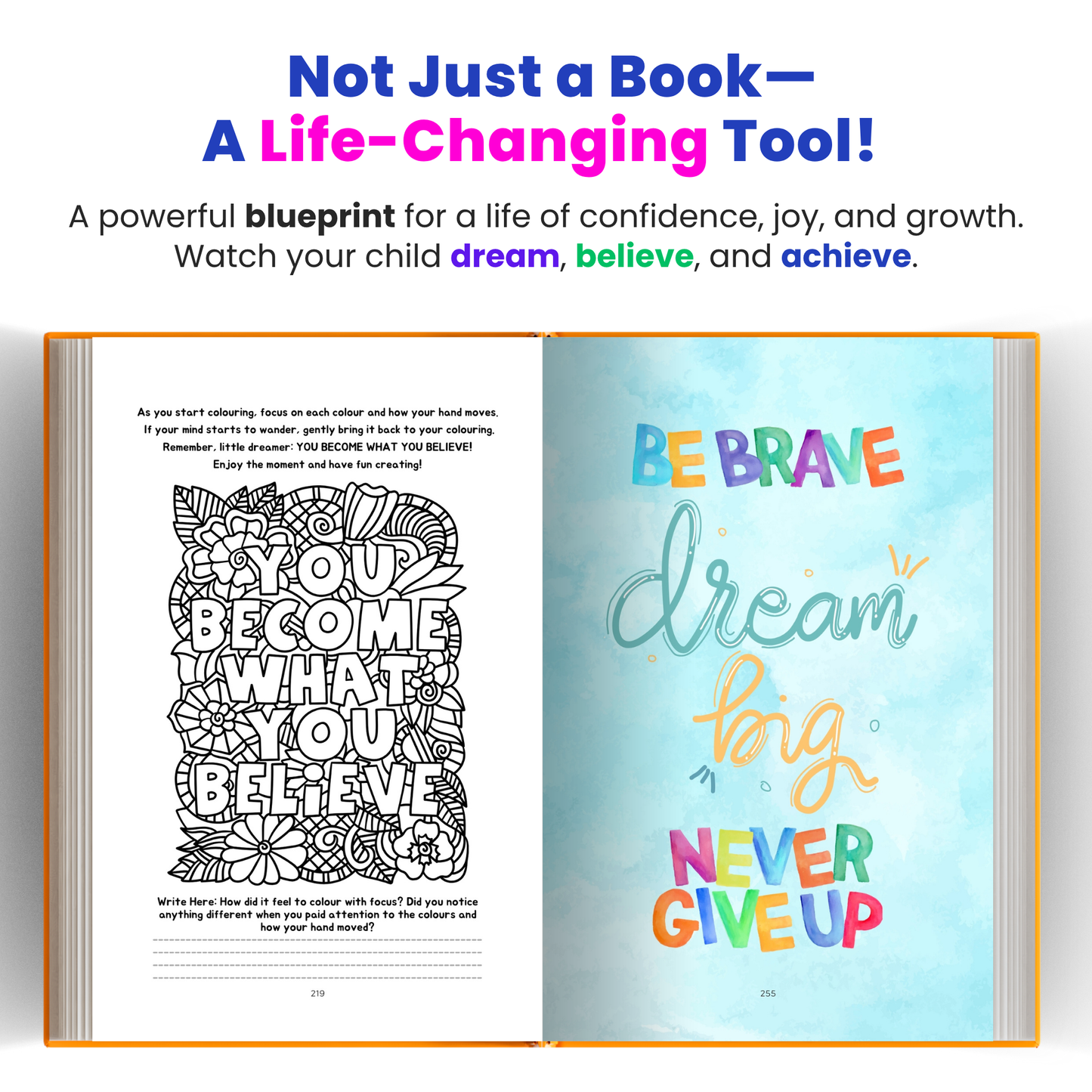 Planet Dreamers: The Growth Mindset Journal for Kids (Ages 6–12) 300+ Illustrated Pages to Build Confidence & Positivity