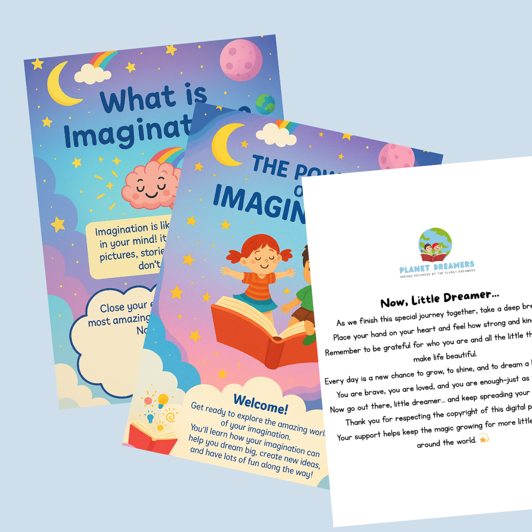 The Power of Imagination – 12 Pages of Fun, Creative, and Dreamy Activities for Kids