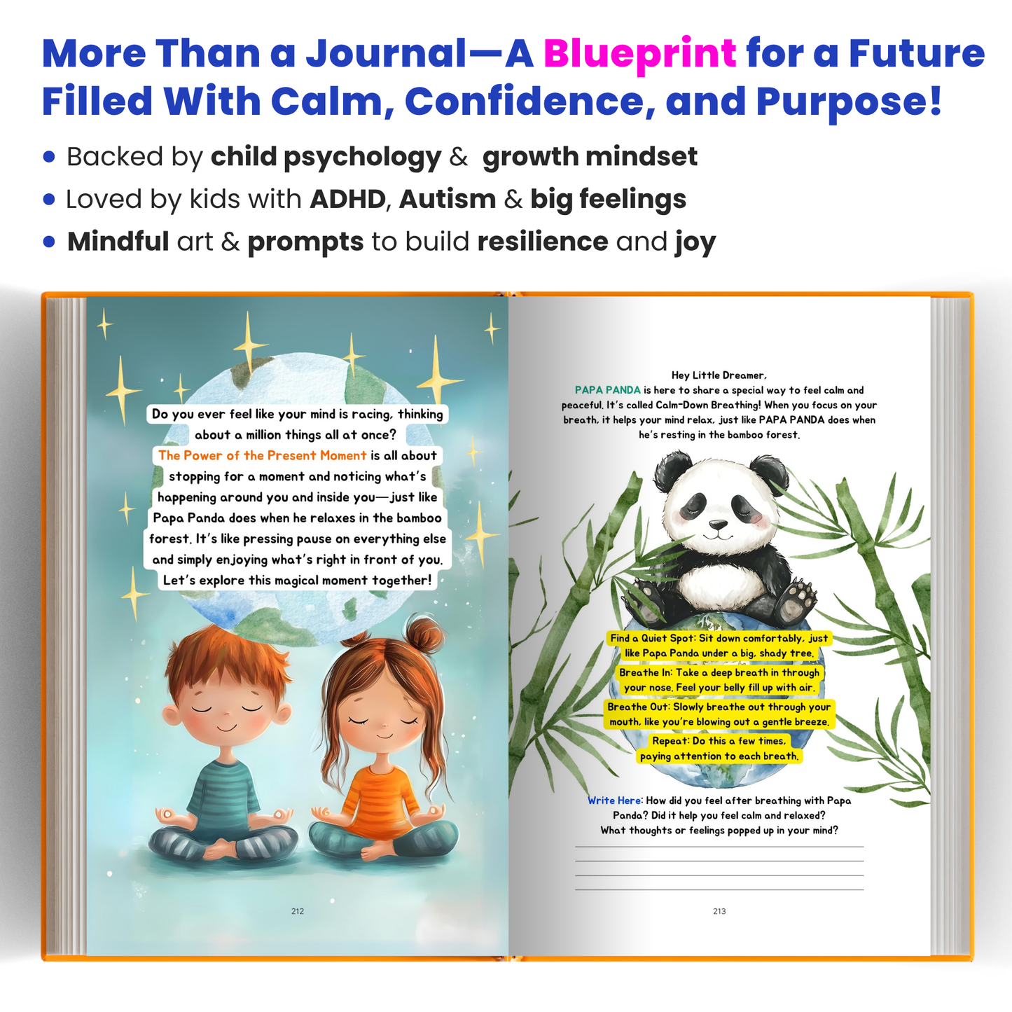 Planet Dreamers: The Growth Mindset Journal for Kids (Ages 6–12) 300+ Illustrated Pages to Build Confidence & Positivity