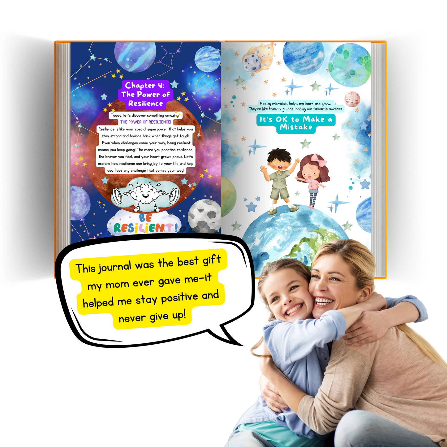 Planet Dreamers: The Growth Mindset Journal for Kids (Ages 6–12) 300+ Illustrated Pages to Build Confidence & Positivity