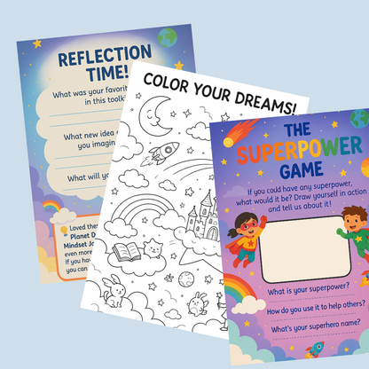 The Power of Imagination – 12 Pages of Fun, Creative, and Dreamy Activities for Kids
