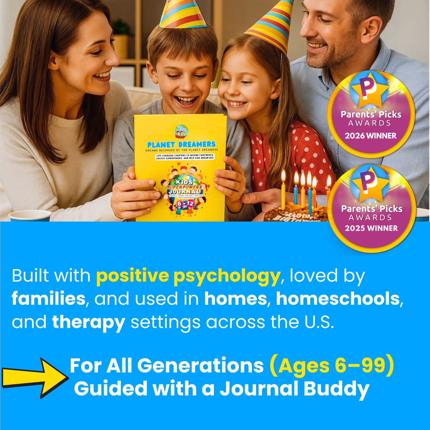 Award-Winning Planet Dreamers Journal (USA BASED PARENTS)