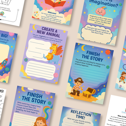 The Power of Imagination – 12 Pages of Fun, Creative, and Dreamy Activities for Kids