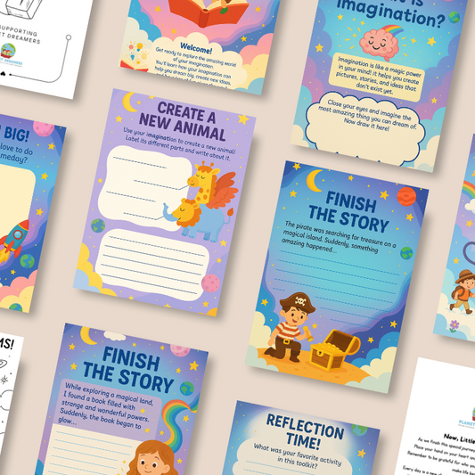 The Power of Imagination – 12 Pages of Fun, Creative, and Dreamy Activities for Kids
