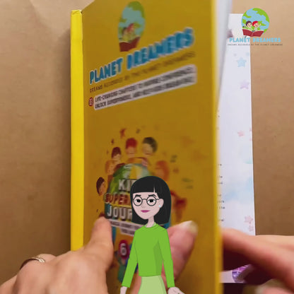 Planet Dreamers: The Growth Mindset Journal for Kids (Ages 6–12) 300+ Illustrated Pages to Build Confidence & Positivity